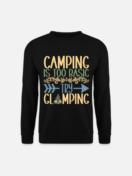 Glamping Glamper - Unisex Sweatshirt - black