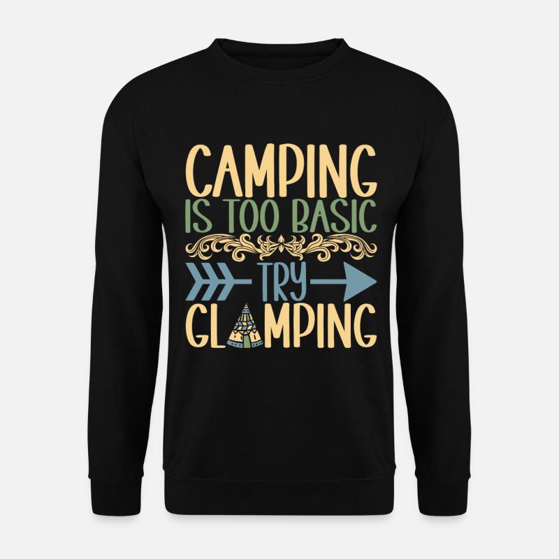 Glamping Glamper - Unisex Sweatshirt - black