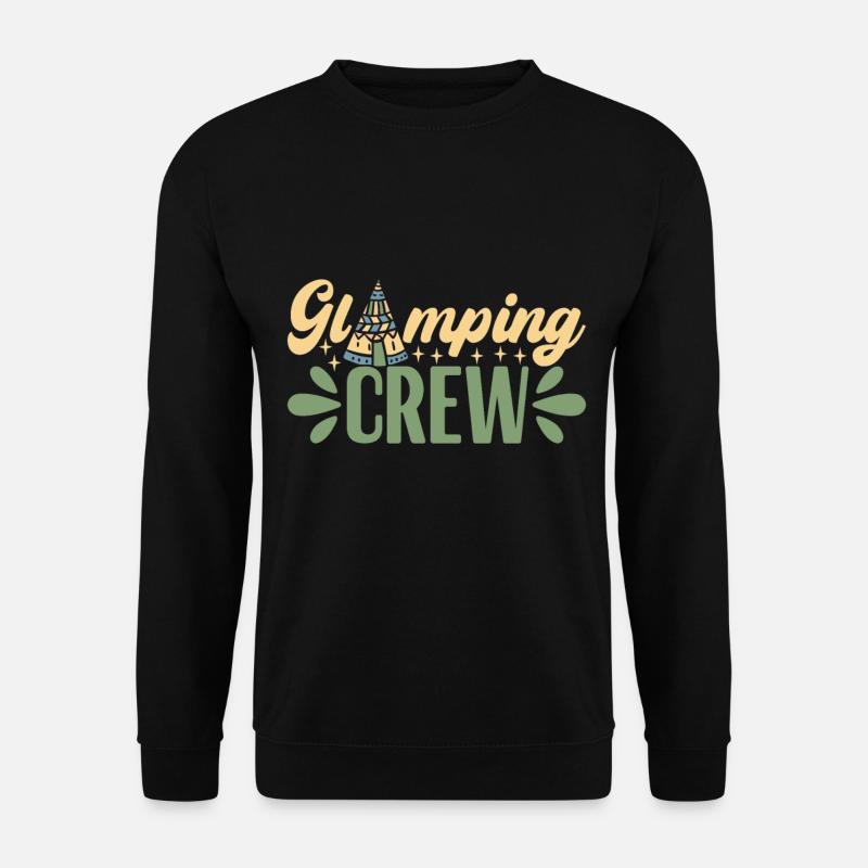 Glamping Glamper - Unisex Pullover - Schwarz