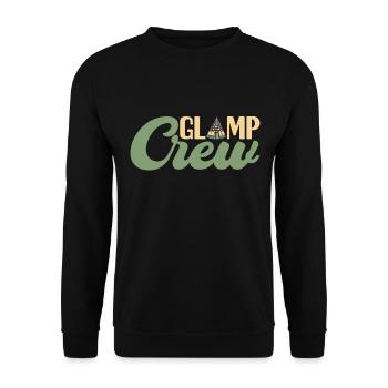 Glamping Glamper - Unisex Pullover - Schwarz - Vorne - Alina (178cm) & Michal (187cm)