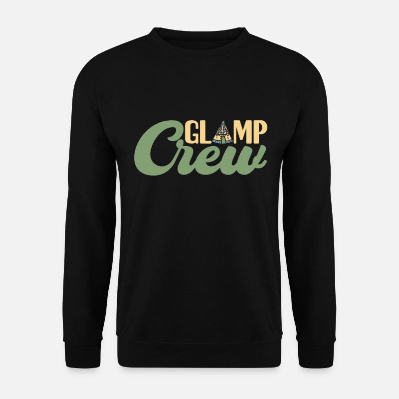 Glamping Glamper - Unisex Pullover - Schwarz