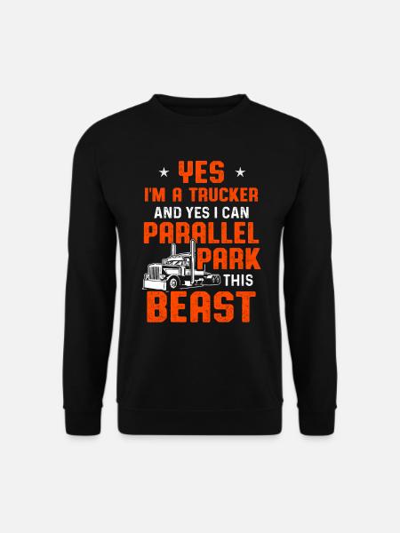 Truck Driver Trucker Driving - Unisex Sweatshirt - black