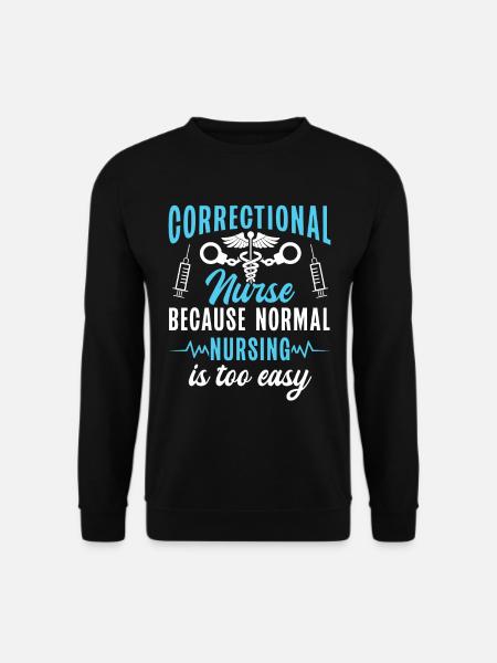 Justizvollzugsschwester Krankenpflege - Unisex Pullover - Schwarz