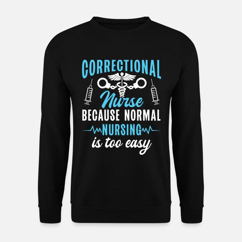 Justizvollzugsschwester Krankenpflege - Unisex Pullover - Schwarz