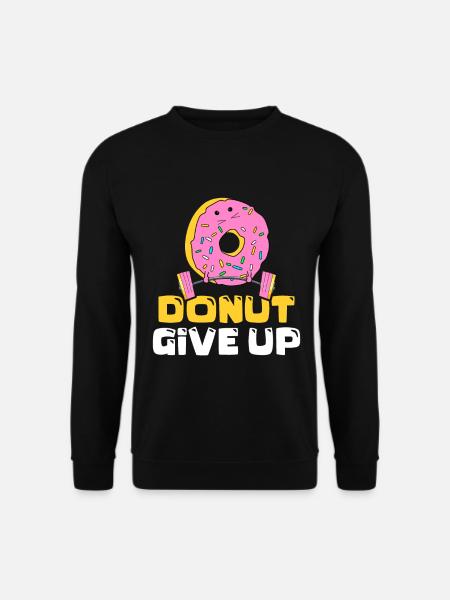 Donut abandonner beignet mangeur donut donut donut lover - Sweat-shirt Unisexe - noir