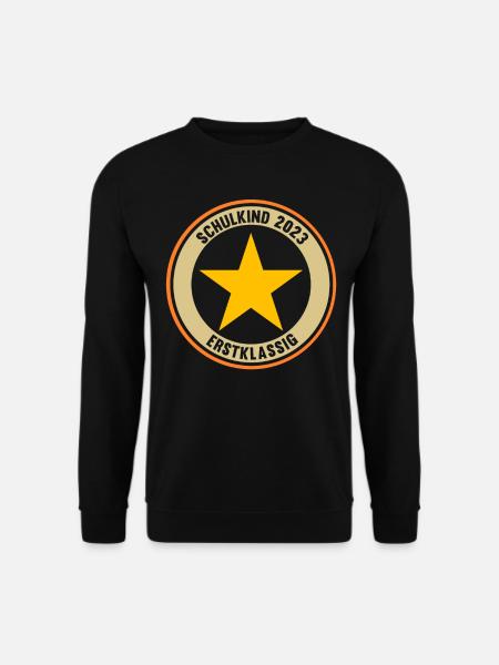 Schulkind 2023 Schulbeginn Einschulung - Unisex Pullover - Schwarz