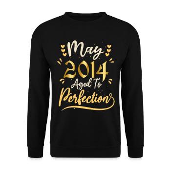 May 2014 May anniversary May 2014 - Unisex Sweatshirt - black - Front - Alina (178cm) & Michal (187cm)