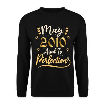 May 2010 May Anniversary May 2010 - Unisex Sweatshirt - black - Front - Alina (178cm) & Michal (187cm)