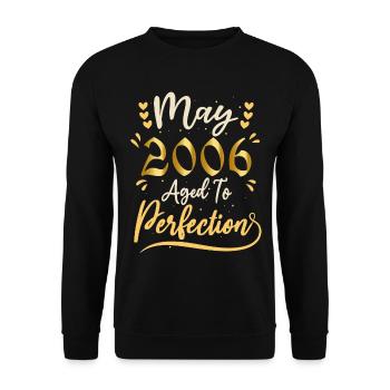 May 2006 May anniversary May 2006 - Unisex Sweatshirt - black - Front - Alina (178cm) & Michal (187cm)