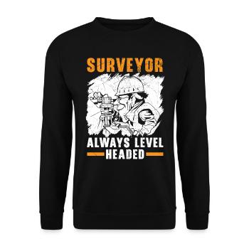 Arpenteur Gardez toujours la tête froide - Sweat-shirt Unisexe - noir - Devant - Alina (178cm) & Michal (187cm)