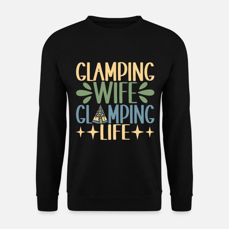 Glamping Glamper - Unisex Sweatshirt - black