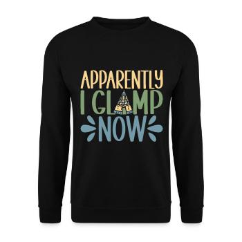 Glamping Glamper - Unisex Pullover - Schwarz - Vorne - Alina (178cm) & Michal (187cm)
