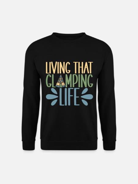 Glamping Glamper - Unisex Sweatshirt - black