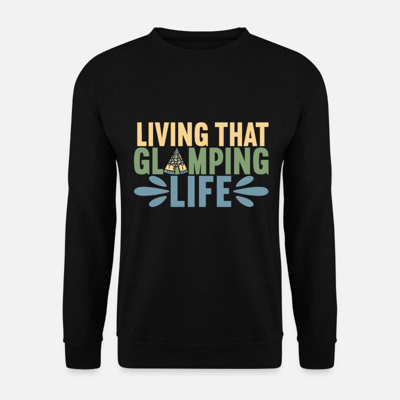 Glamping Glamper - Unisex Sweatshirt - black
