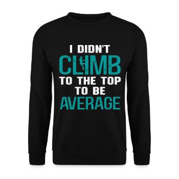 Cell Tower Climber Climbing Technician - Unisex Sweatshirt - black - Front - Alina (178cm) & Michal (187cm)