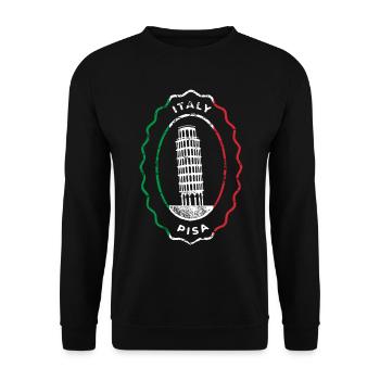 Italy Pisa Italy The Leaning Tower of Pisa Rome - Unisex Sweatshirt - black - Front - Alina (178cm) & Michal (187cm)
