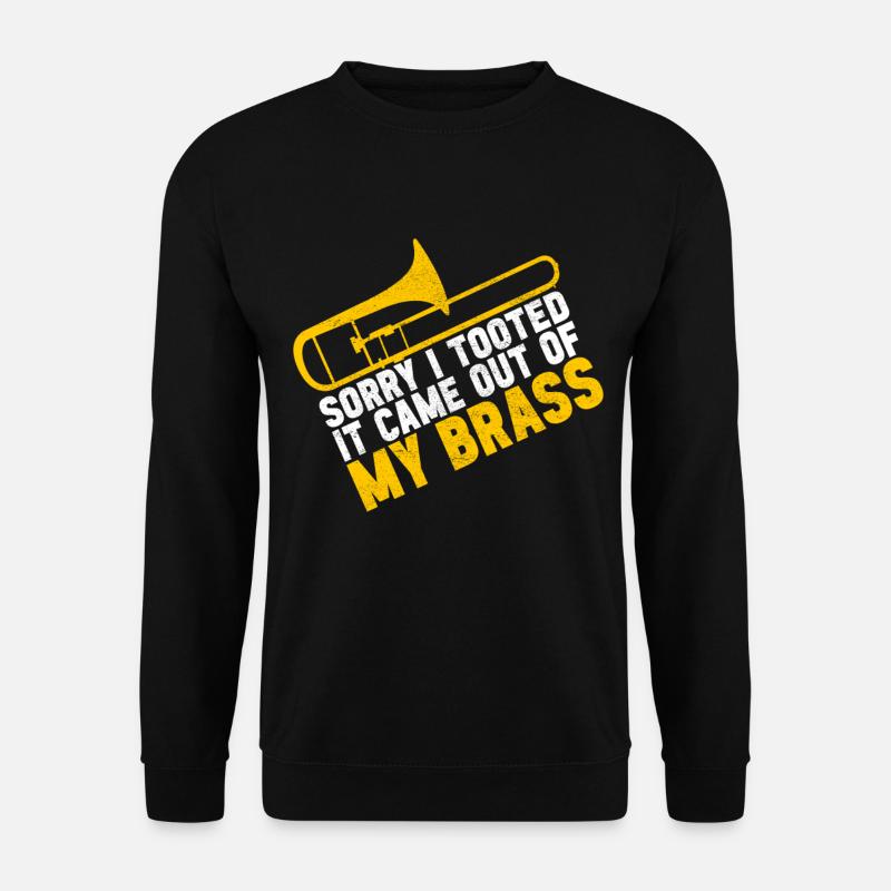 Posaune Trombone - Unisex Sweatshirt - black