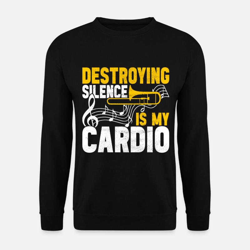 Posaune Trombone - Sweat-shirt Unisexe - noir
