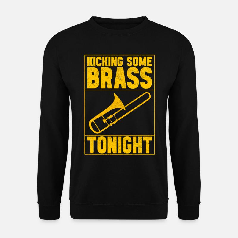 Posaune Trombone - Unisex Sweatshirt - black