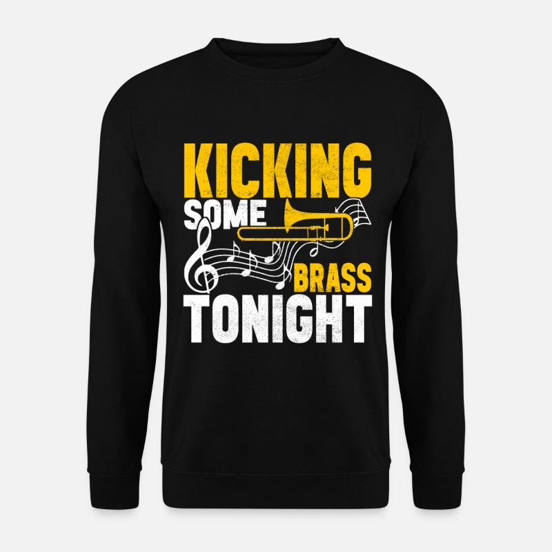 Posaune Trombone - Sweat-shirt Unisexe - noir