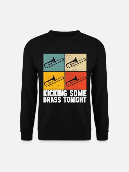 Posaune Trombone - Sweat-shirt Unisexe - noir