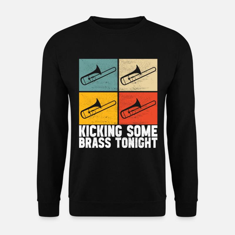 Posaune Trombone - Sweat-shirt Unisexe - noir