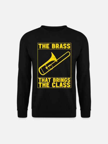 Posaune Trombone - Unisex Sweatshirt - black