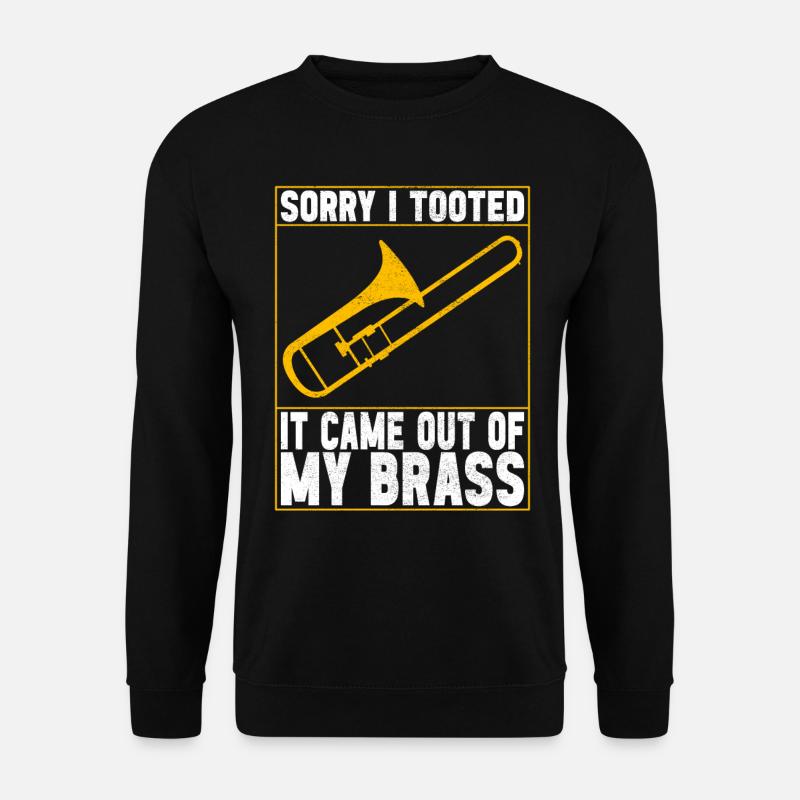 Posaune Trombone - Unisex Sweatshirt - black