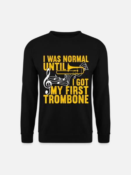 Posaune Trombone - Unisex Sweatshirt - black