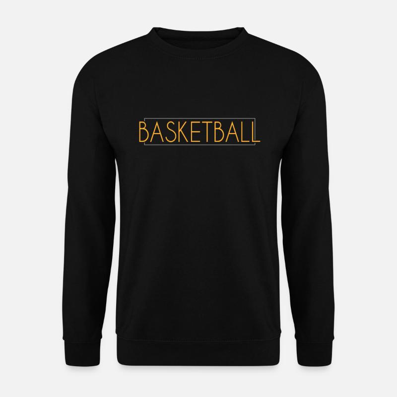 Basketball Schriftzug - Unisex Pullover - Schwarz