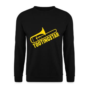 Posaune Trombone - Sweat-shirt Unisexe - noir - Devant - Alina (178cm) & Michal (187cm)