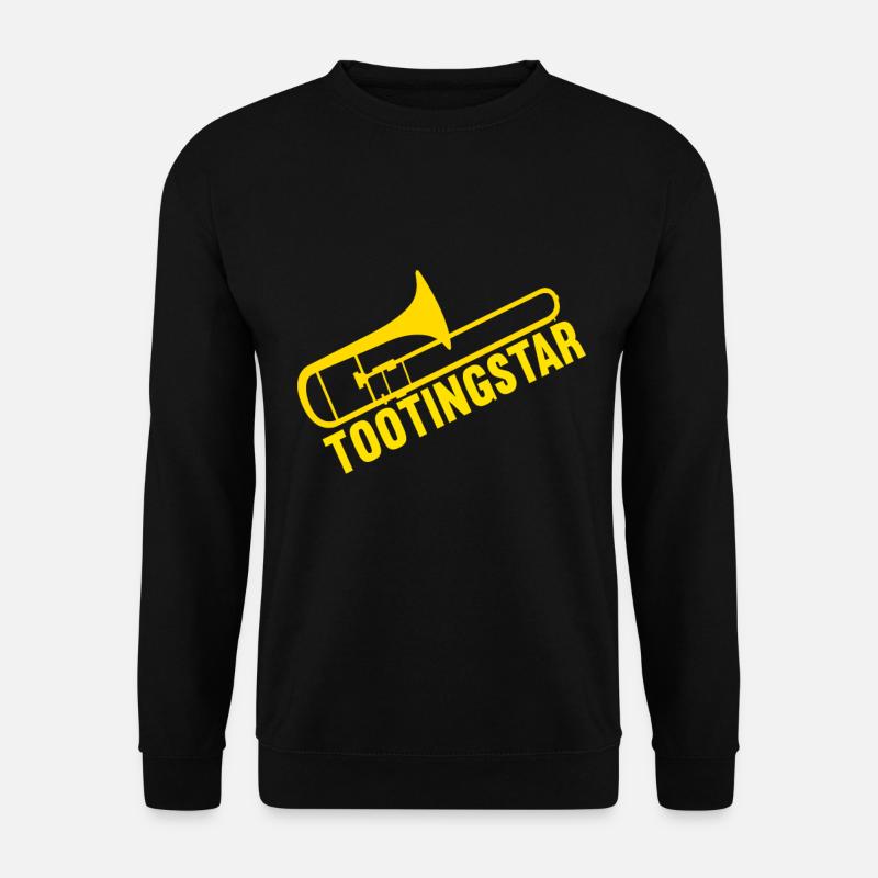 Posaune Trombone - Unisex Sweatshirt - black