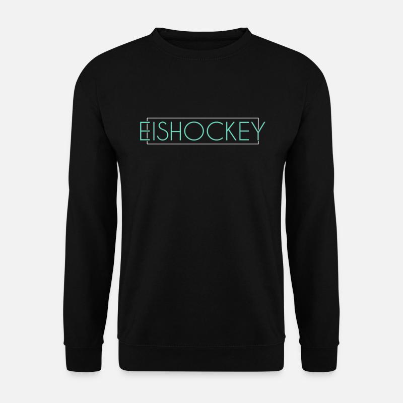 Eishockey Schriftzug - Unisex Pullover - Schwarz