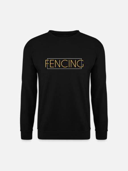Fencing lettering - Unisex Sweatshirt - black