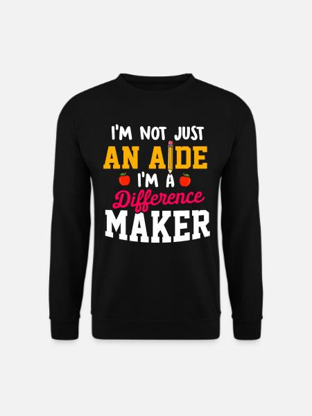 Hilfskraft Lehrerin Hilfserzieherin - Unisex Pullover - Schwarz