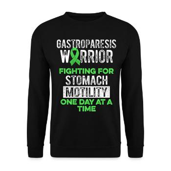 Guerrier de la sensibilisation à la gastroparésie Survivant - Sweat-shirt Unisexe - noir - Devant - Alina (178cm) & Michal (187cm)