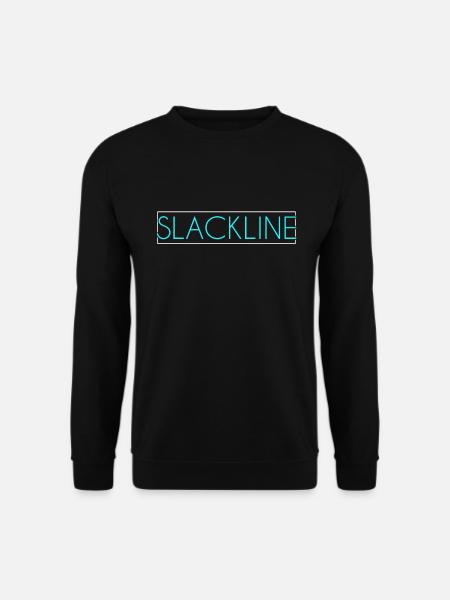 Slackline lettering - Unisex Sweatshirt - black