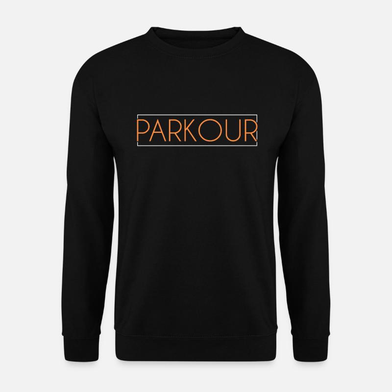 Parkour Schriftzug - Unisex Pullover - Schwarz