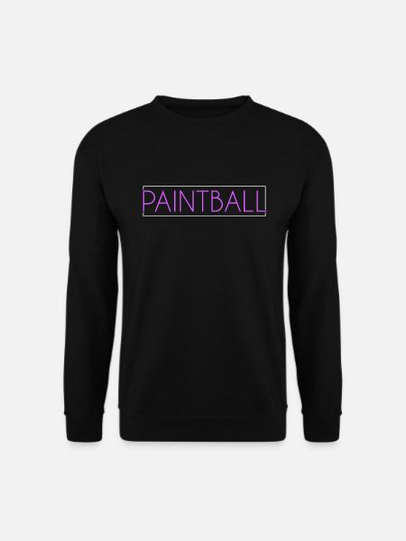Paintball lettering - Unisex Sweatshirt - black