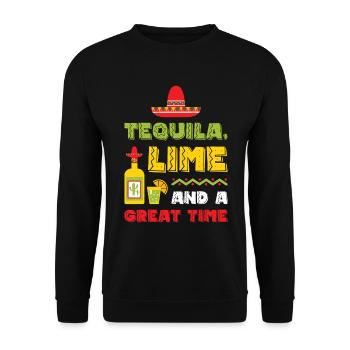 Cinco de Mayo Mexican Mexico Fiesta Drink Party - Sweat-shirt Unisexe - noir - Devant - Alina (178cm) & Michal (187cm)