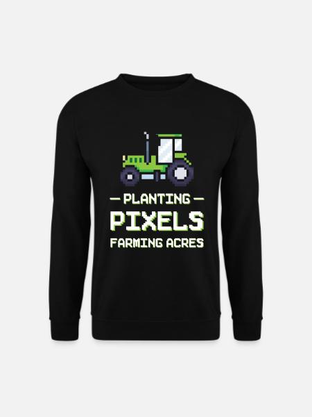 Landwirtschaftsspiele Simulation Videospiele - Unisex Pullover - Schwarz