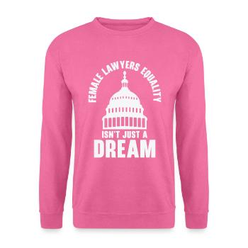 Internationaler Frauentag Juristin - Unisex Pullover - Pink - Vorne