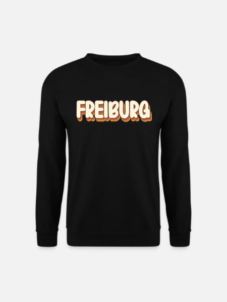 Freiburgerin Freiburger Freiburg - Unisex Pullover - Schwarz