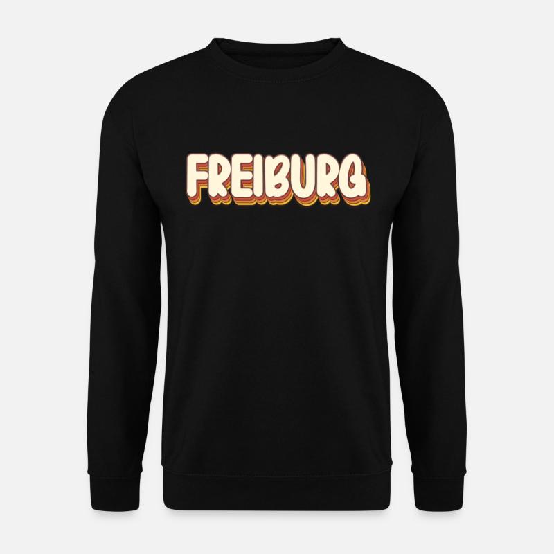 Freiburgerin Freiburger Freiburg - Unisex Pullover - Schwarz