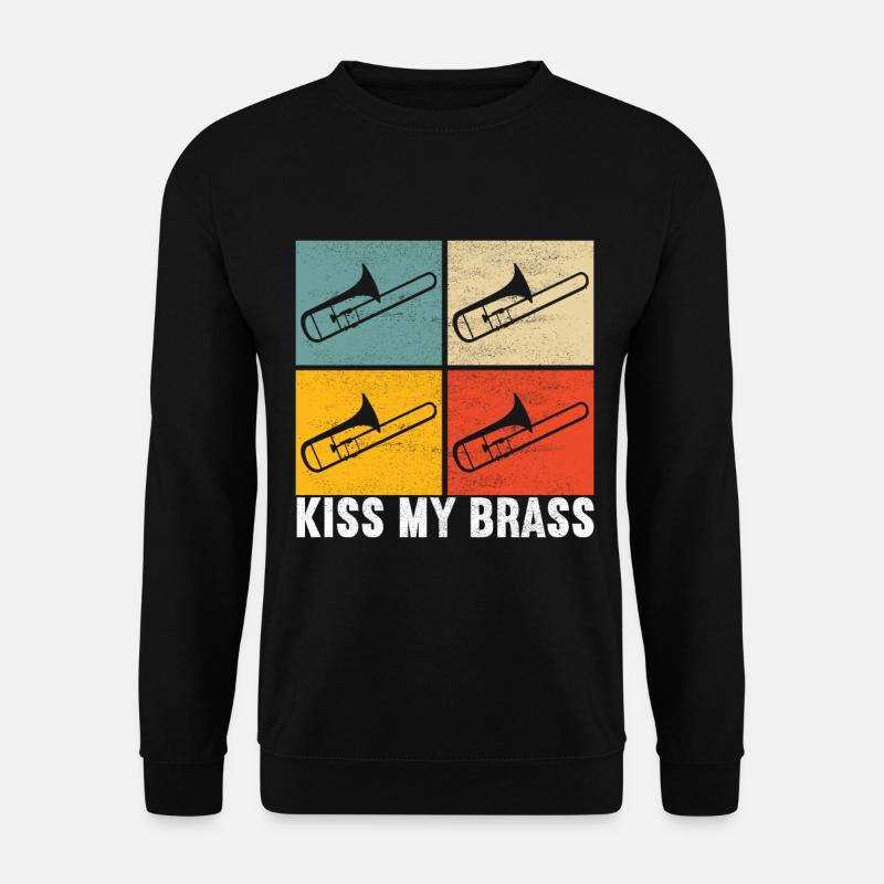 Posaune Trombone - Unisex Sweatshirt - black
