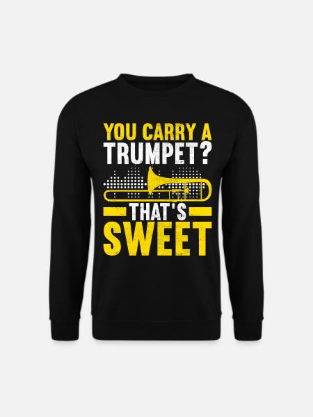 Posaune Trombone - Sweat-shirt Unisexe - noir