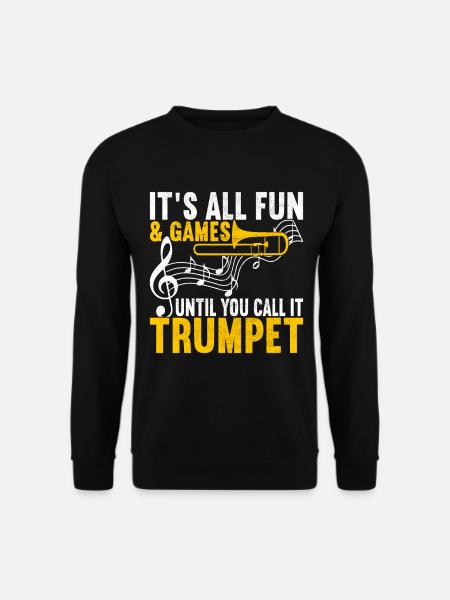Posaune Trombone - Sweat-shirt Unisexe - noir