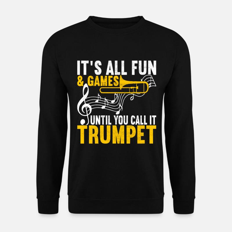 Posaune Trombone - Unisex Sweatshirt - black