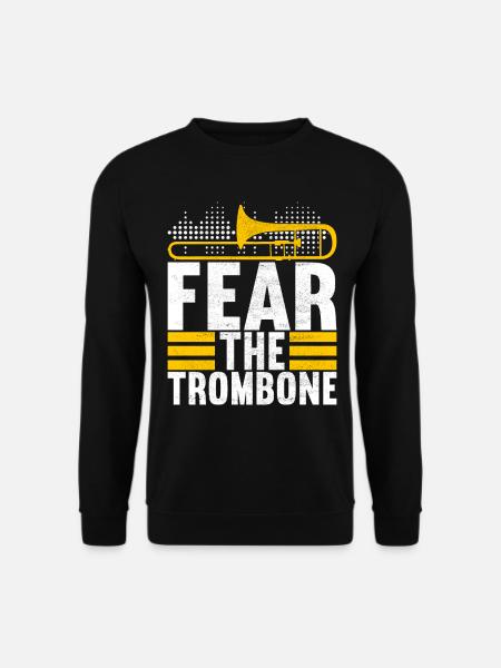 Posaune Trombone - Sweat-shirt Unisexe - noir