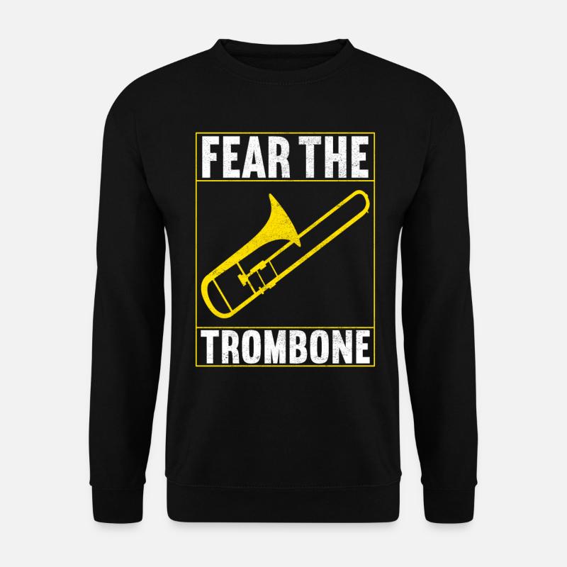 Posaune Trombone - Unisex Sweatshirt - black